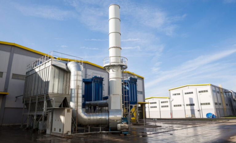 Waste-to-energy facility outside